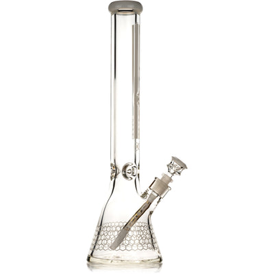 18" Heavy Super Thick 9mm Beaker Bong w/ Ice Pinch, by Diamond Glass - BKRY Inc.