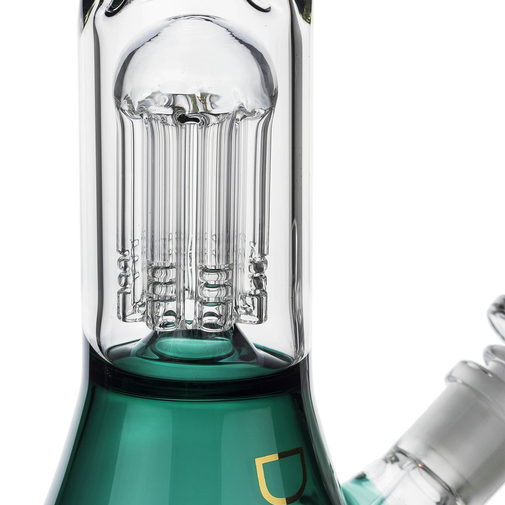14" Tree Perc Single Chamber Beaker Bong, by Diamond Glass
