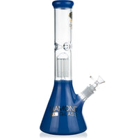 14" Tree Perc Single Chamber Beaker Bong, by Diamond Glass