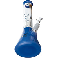 14" Tree Perc Single Chamber Beaker Bong, by Diamond Glass