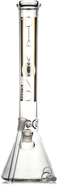 18" Signature Beaker Bong, by Diamond Glass