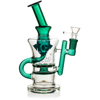 7” Ratchet Incycler Rig, by Diamond Glass (free banger included)
