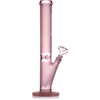 16” Frosted Straight Tube Bong, by Diamond Glass