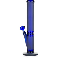 16” Frosted Straight Tube Bong, by Diamond Glass