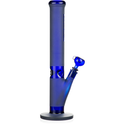 16” Frosted Straight Tube Bong, by Diamond Glass