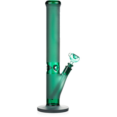 16” Frosted Straight Tube Bong, by Diamond Glass