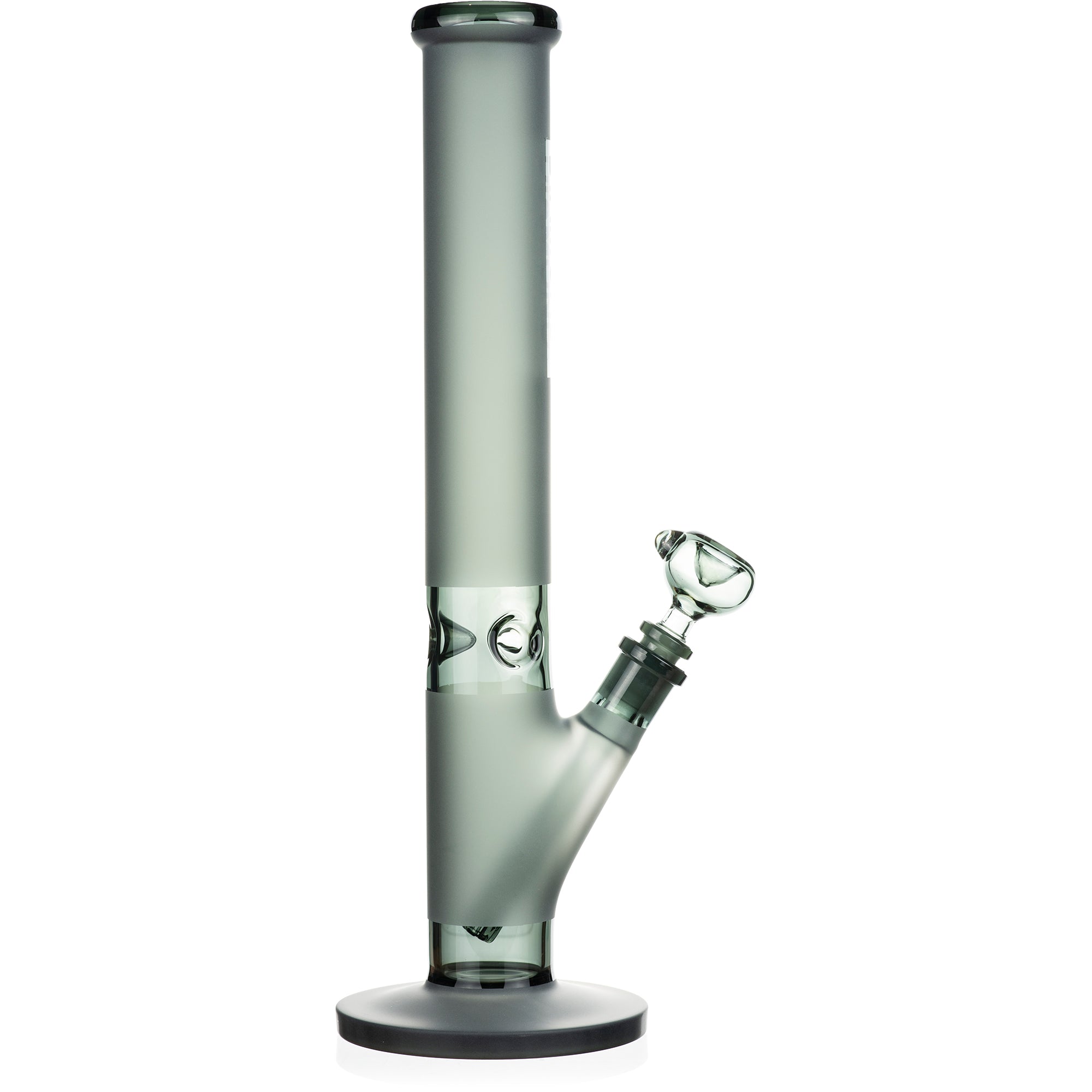 16” Frosted Straight Tube Bong, by Diamond Glass