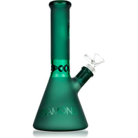 10" Satin Frost Beaker Bong, by Diamond Glass