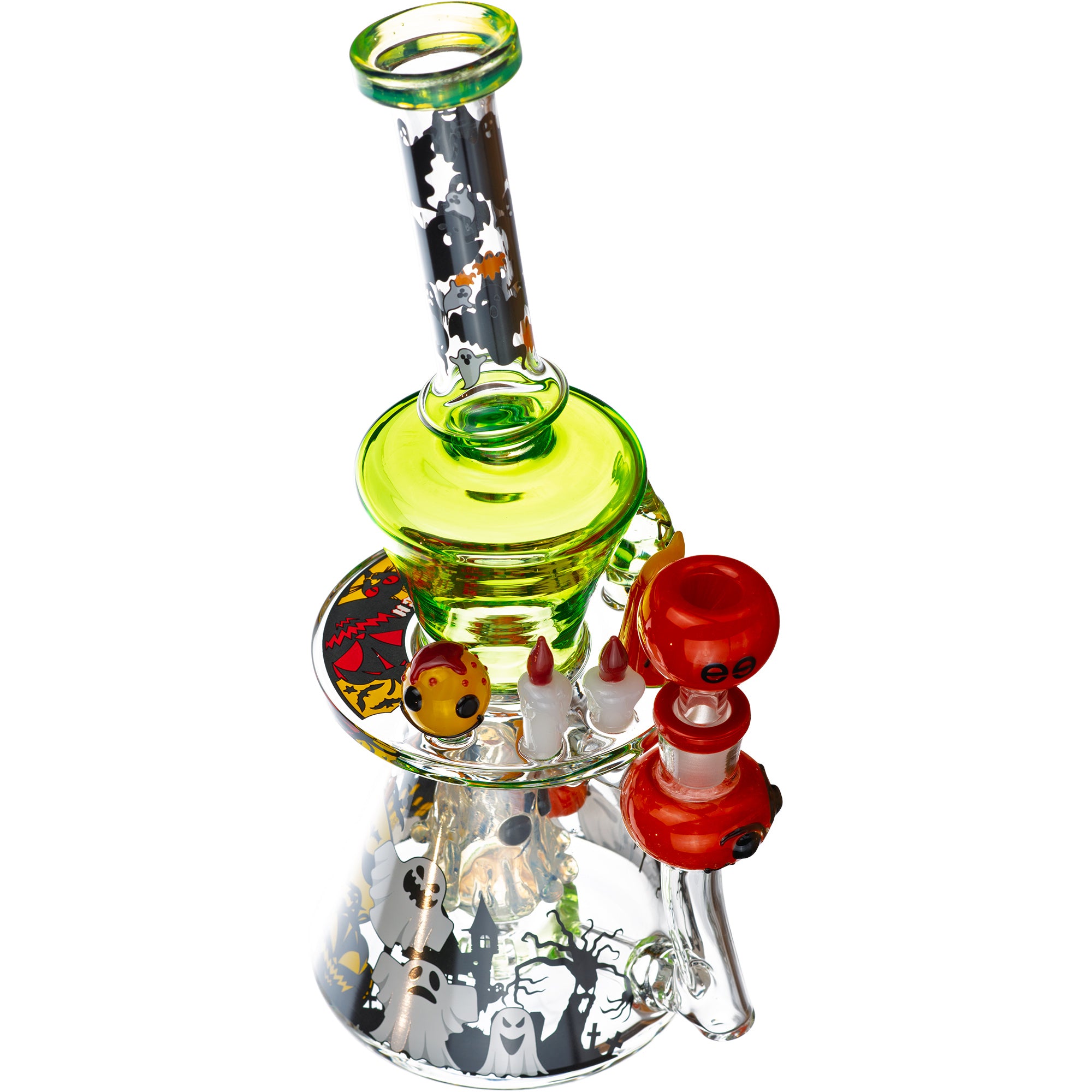 12" Halloween Bong, by Cheech Glass