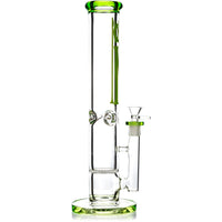 14” Single Honeycomb 7mm Straight Tube Bong, by On1