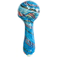 Maracas Striped Spoon Hand Pipe - BKRY Inc.