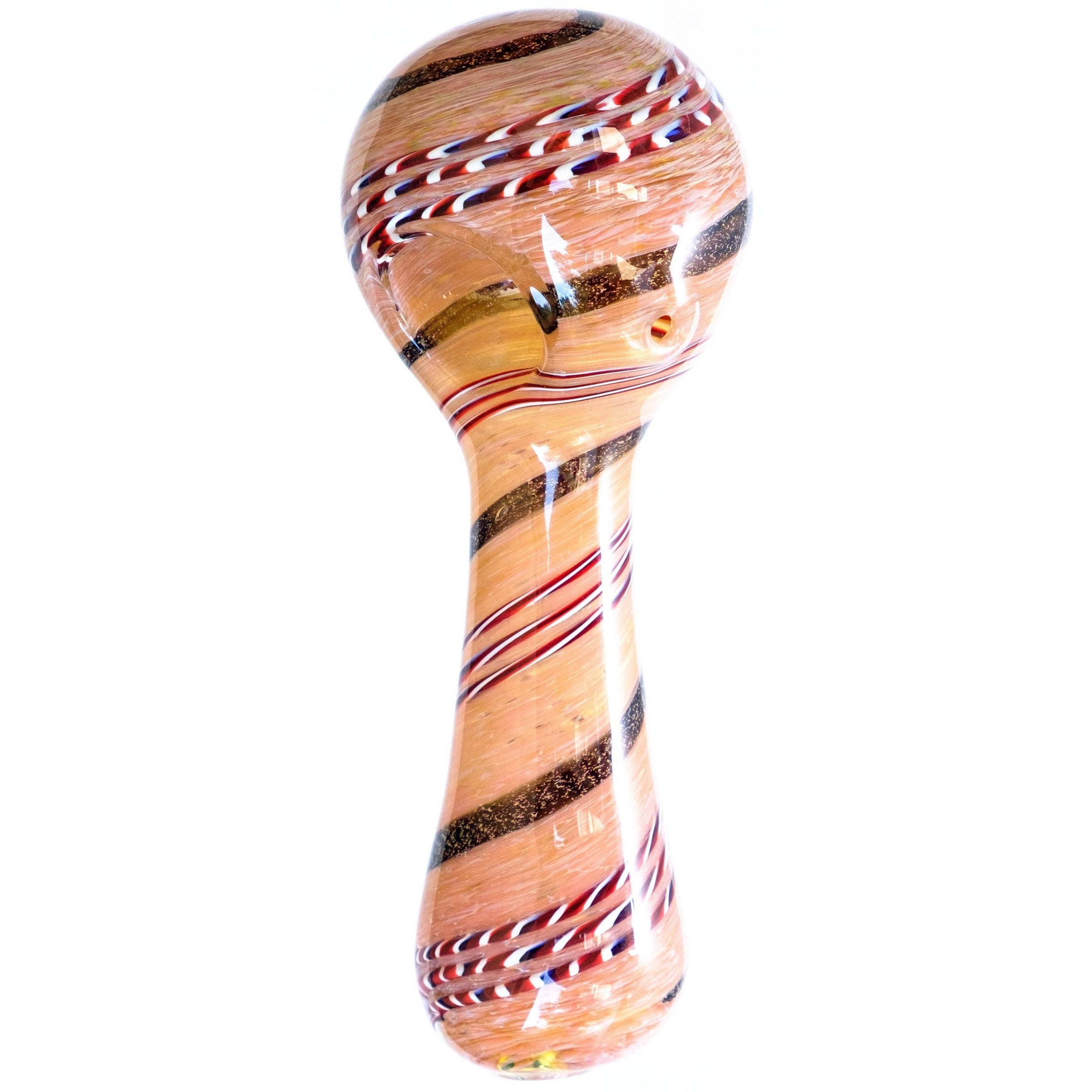 Maracas Striped Spoon Hand Pipe - BKRY Inc.