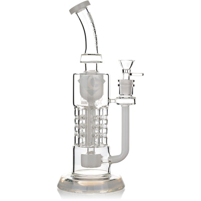 12” Incycler Swiss Pillar Perc Rig, by Diamond Glass (free banger included) - BKRY Inc.