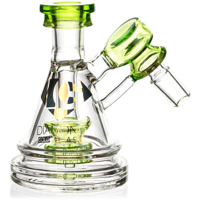 Pyramid Ash Catcher w/ 14mm Joint, 45˚ Angle, by Diamond Glass - BKRY Inc.
