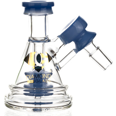 Pyramid Ash Catcher w/ 14mm Joint, 45˚ Angle, by Diamond Glass - BKRY Inc.