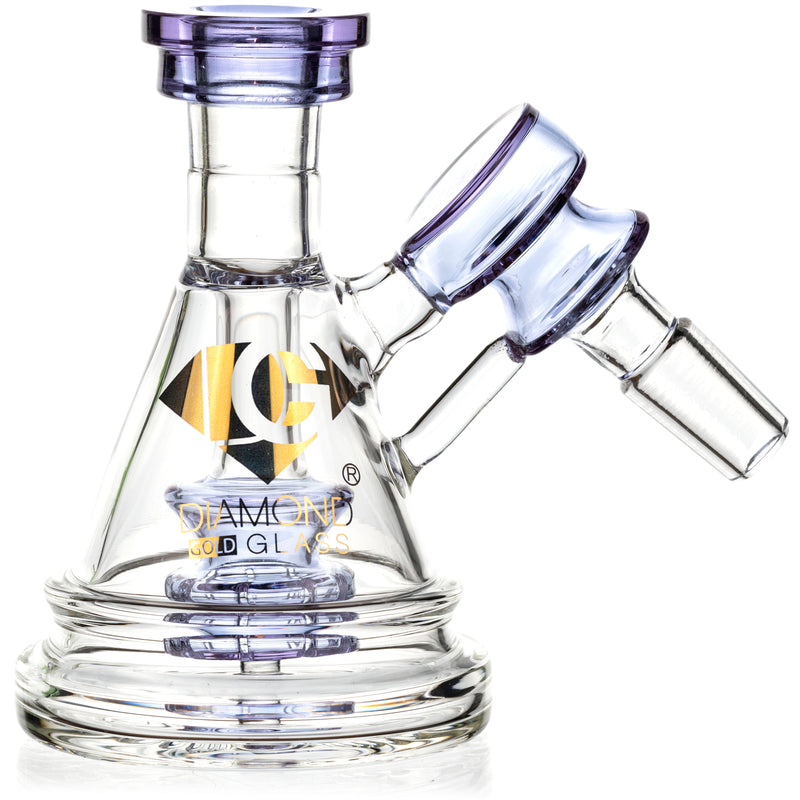 Pyramid Ash Catcher w/ 14mm Joint, 45˚ Angle, by Diamond Glass