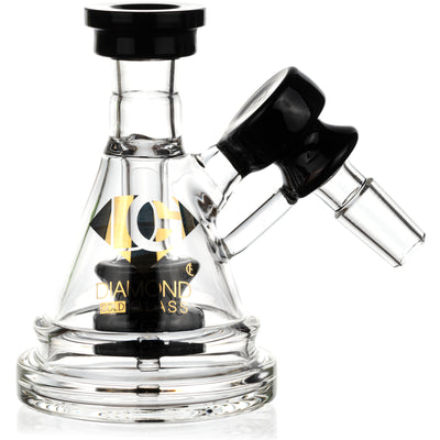 Pyramid Ash Catcher w/ 14mm Joint, 45˚ Angle, by Diamond Glass - BKRY Inc.