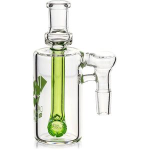 Ash Catcher w/ 14mm Joint, 90˚ Angle Hammerhead Perc, by Diamond Glass - Bat Kountry