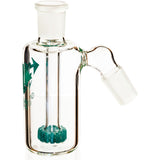 Ash Catcher w/ 18mm Joint, 45˚ Angle, Showerhead Perc, by Diamond Glass - Bat Kountry