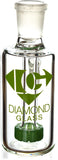 Ash Catcher w/ 18mm Joint, 45˚ Angle, Showerhead Perc, by Diamond Glass - Bat Kountry