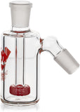Ash Catcher w/ 18mm Joint, 45˚ Angle, Showerhead Perc, by Diamond Glass - Bat Kountry