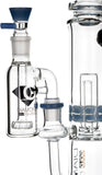 Ash Catcher Clear Showerhead w/ 18mm Joint, 90˚ Angle, by Diamond Glass - BKRY Inc.