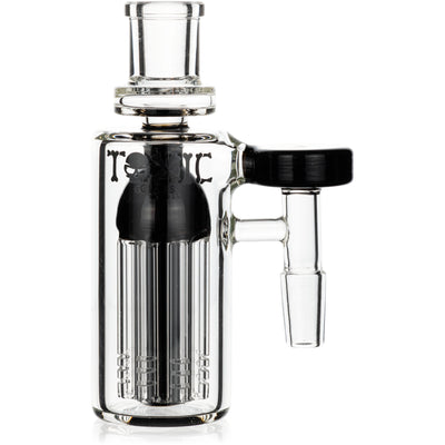 Multi-Arm Tree Perc Ash Catcher w/ 14mm Joint, 90˚ Angle, by Toxic Glass