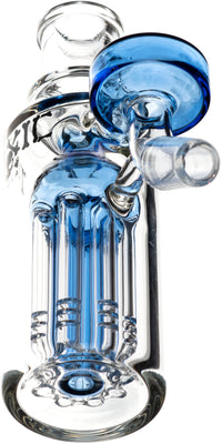 Multi-Arm Tree Perc Ash Catcher w/ 14mm Joint, 45˚ Angle, by Toxic Glass
