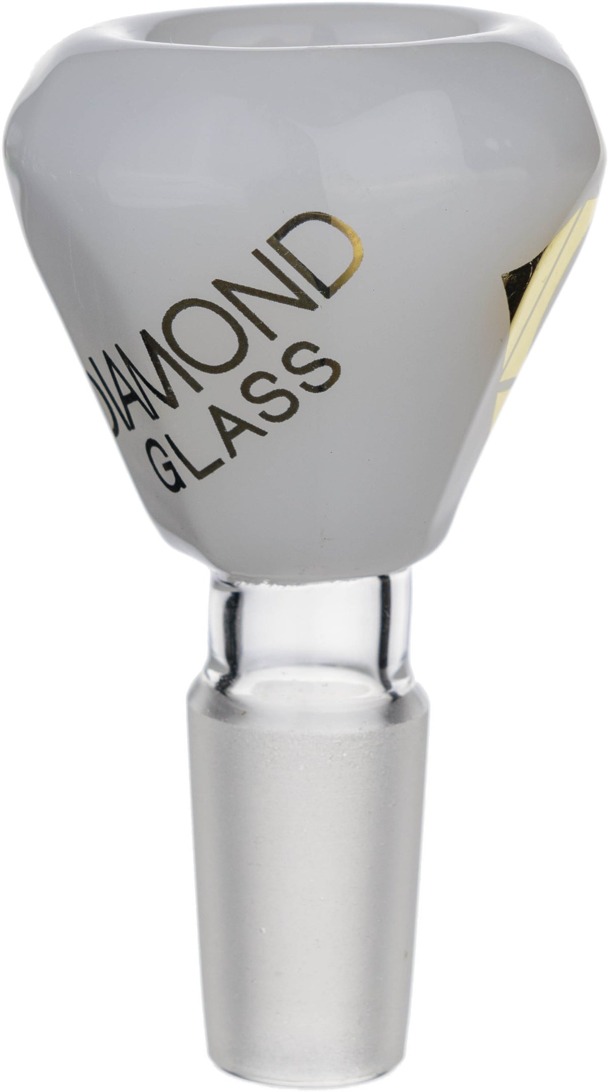 Diamond Glass Gold Inline Perc Recycler Water Pipe - 11 Diamond Glass Gold Inline Perc Recycler Water Pipe - 11