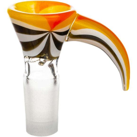 14mm Zebra Horn Screen Bowl, by Dimond Glass - Bat Kountry