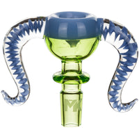 14mm Double Horn Bowl, by MK100 Glass
