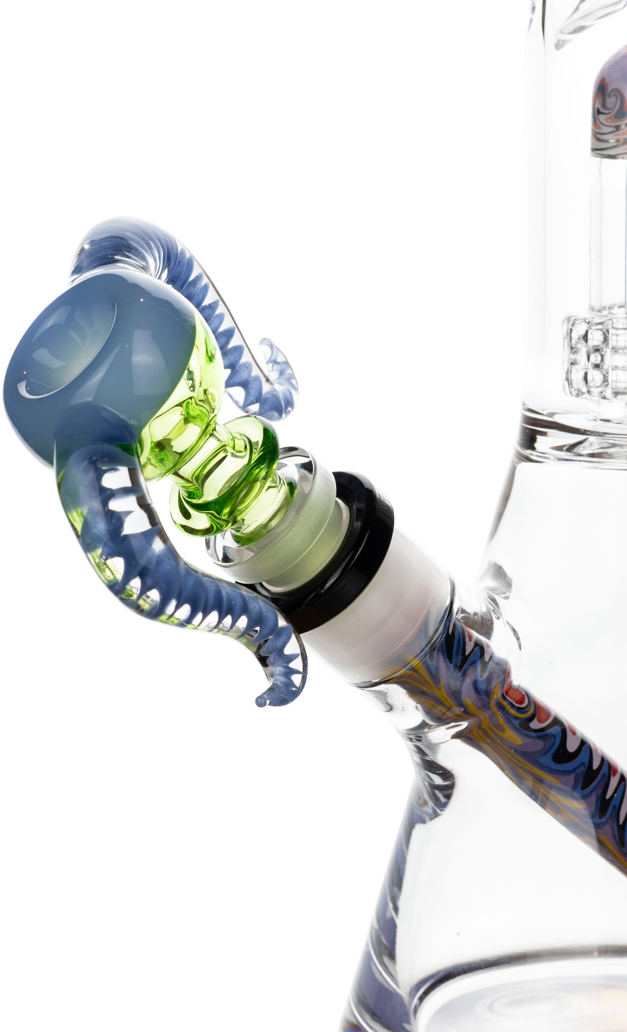14mm Double Horn Bowl, by MK100 Glass