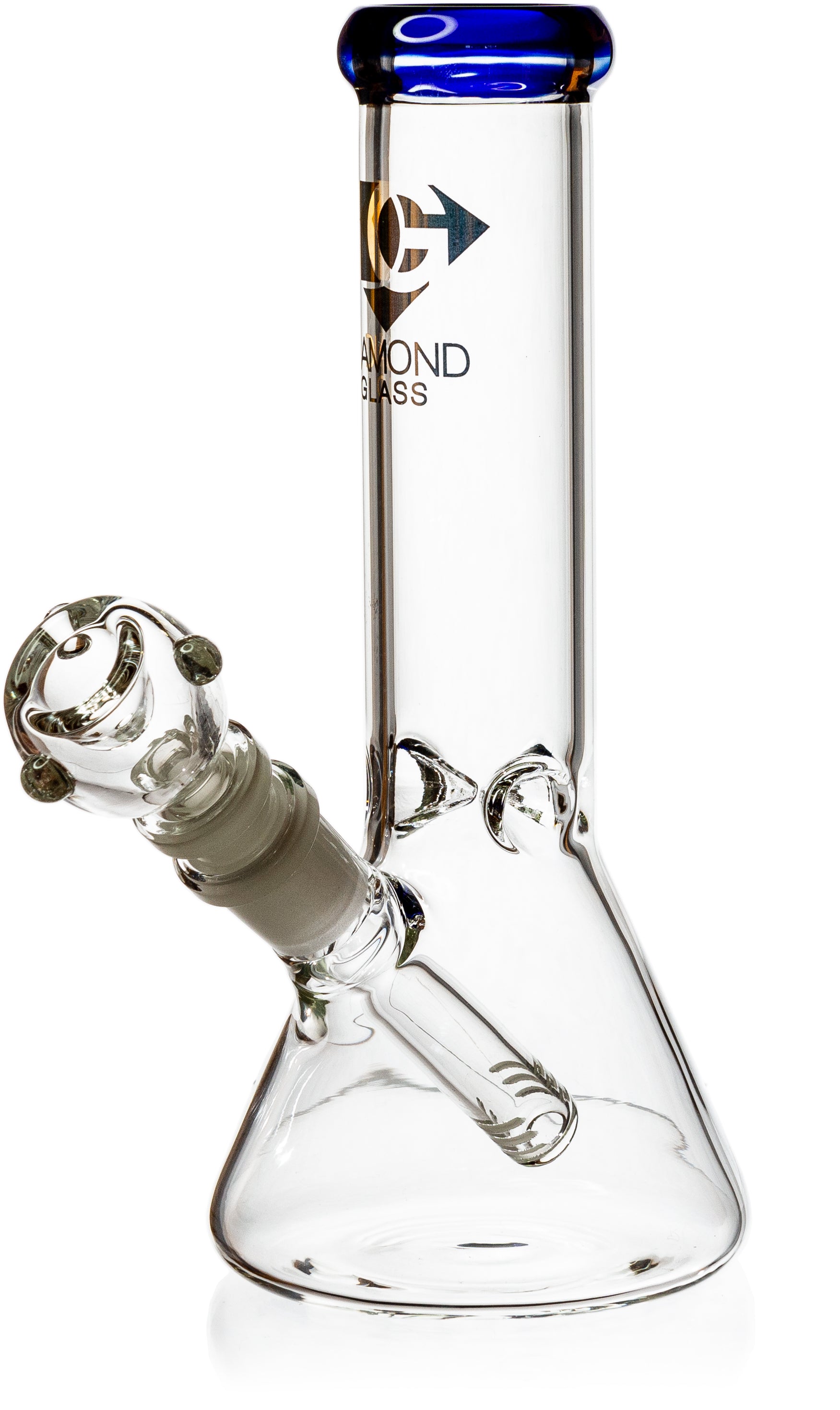 Diamond Glass 8 Classic Beaker Bong - Smoke Cartel