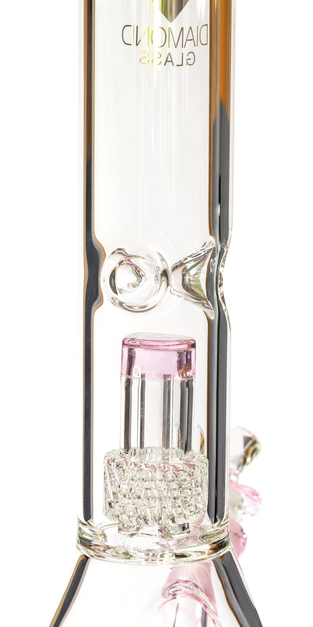 CaliConnected 14” Floral Diamond Beaker Bong