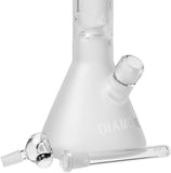 15" Heavy 7mm Beaker Bong Sandblasted Frosted, by Diamond Glass - Bat Kountry