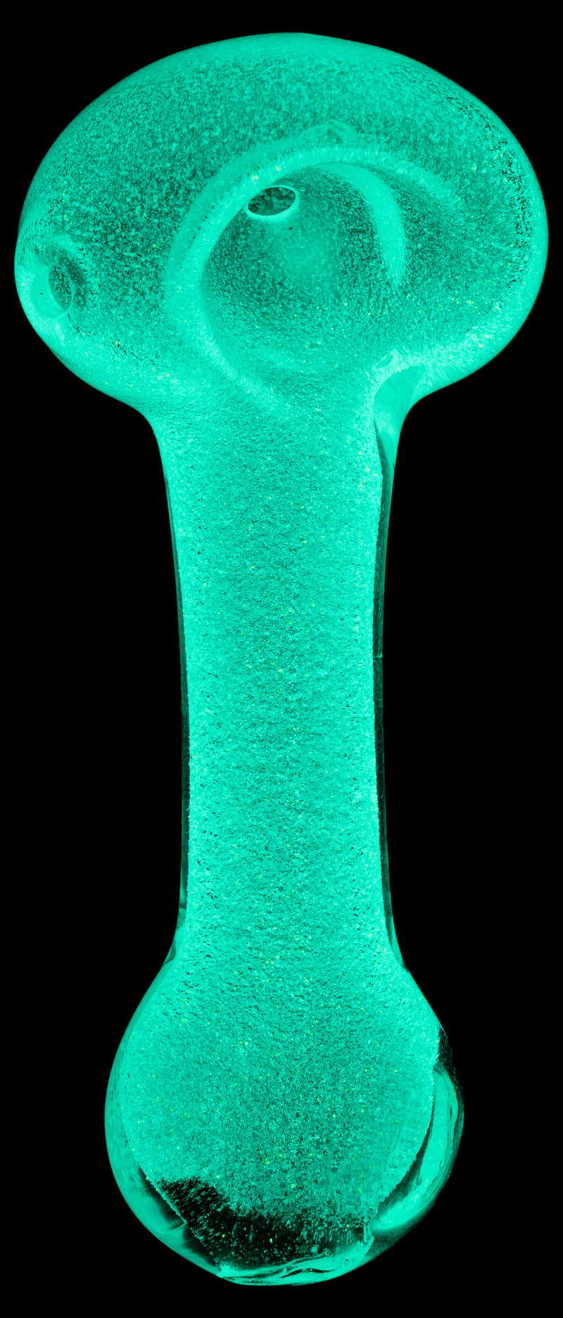 Glow in the Dark Spoon Hand Pipe - Bat Kountry