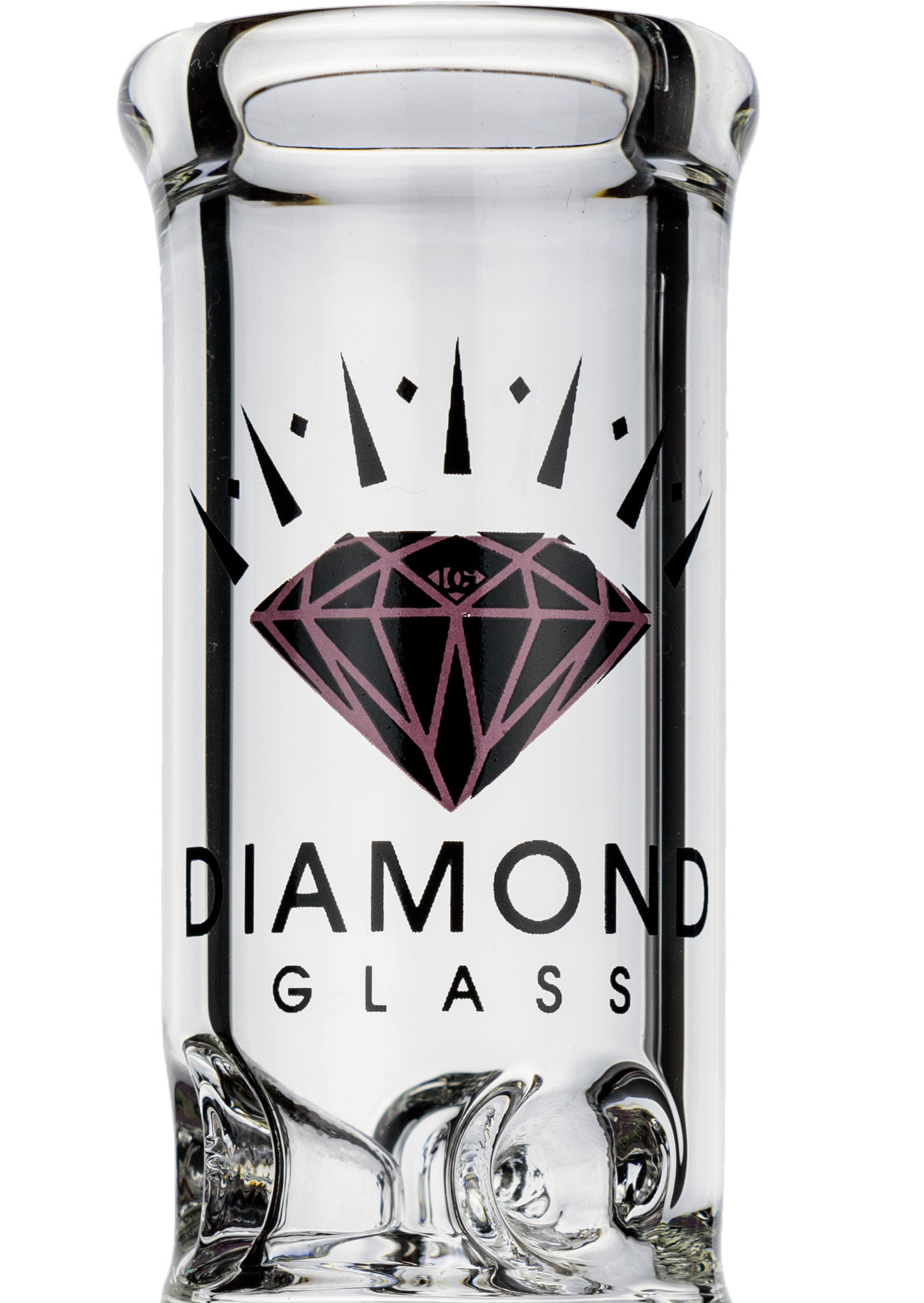 Diamond Glass 8 Showerhead Beaker Bong