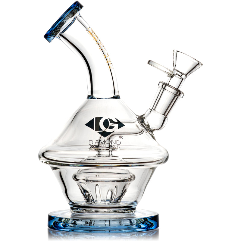 7" Saucer Rig, by Diamond Glass (free banger included) - BKRY Inc.