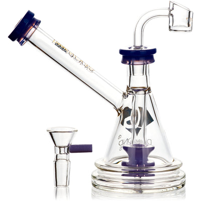 Pyramid Rig, by Diamond Glass (free banger included) - BKRY Inc.