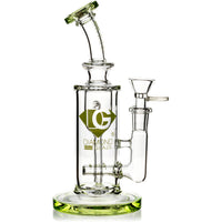 8" Incycler Cross Rig, by Diamond Glass (free banger included)