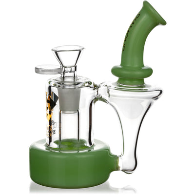 6" Mini Recycler Oil Rig, by Diamond Glass (free banger included) - BKRY Inc.