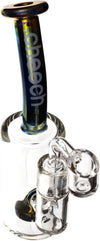7" Metallic Showerhead Dab Rig, by Cheech Glass (free banger included)
