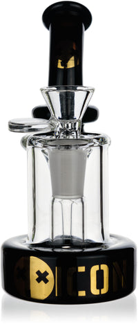 5" Recycler Rig, by ICON Glass (free banger included) - Bat Kountry
