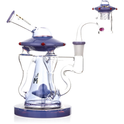 8" UFO Premium Dab Kit, by MK100 Glass (free banger included)