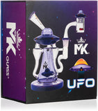 8" UFO Premium Dab Kit, by MK100 Glass (free banger included)