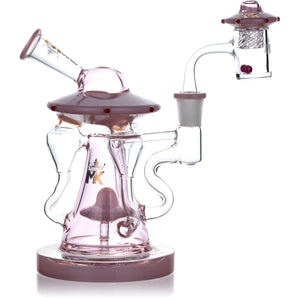 8" UFO Premium Dab Kit, by MK100 Glass (free banger included)
