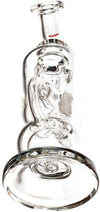 6" Pluto Dab Rig, by Stokes Glass (free banger included)