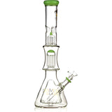 17" Inner Beaker Tree Perc Bong, by Diamond Glass - Bat Kountry
