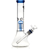 12" 8-Arm Tree Perc Single Chamber, by Diamond Glass - Bat Kountry