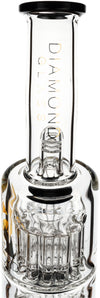 14" Triple Chamber 12 Arm Perc Bong, by Diamond Glass - BKRY Inc.
